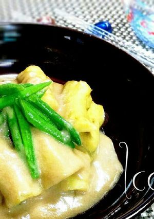ヘルシー◎レンチン揚げナスの胡麻ダレ煮-レシピのメイン写真