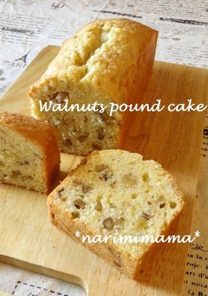 *くるみのパウンドケーキ*-レシピのメイン写真