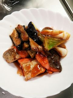 鮭となすの甘辛焼き~ご飯のお供に☆-レシピのメイン写真