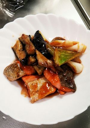 鮭となすの甘辛焼き~ご飯のお供に☆-レシピのメイン写真