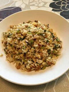 大根葉と納豆のチャーハン-レシピのメイン写真