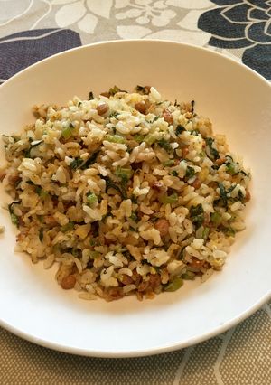 大根葉と納豆のチャーハン-レシピのメイン写真