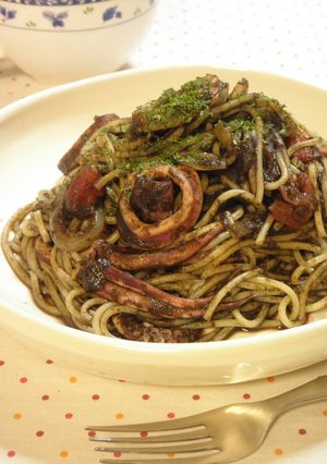 イカ墨パスタ-レシピのメイン写真