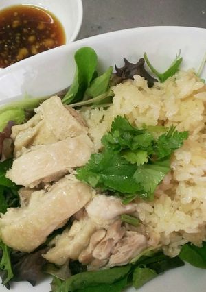 炊飯器でカオマンガイ（チキンライス）-レシピのメイン写真