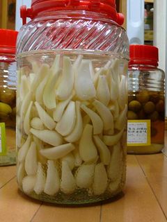 らっきょの塩漬け-レシピのメイン写真