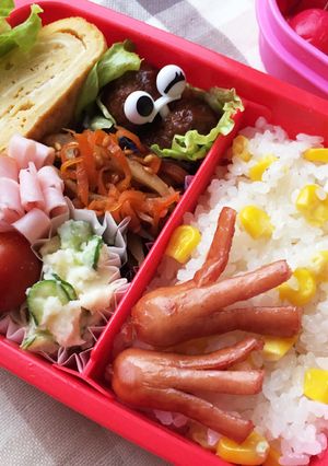 お弁当 小学一年生 お弁当の日-レシピのメイン写真