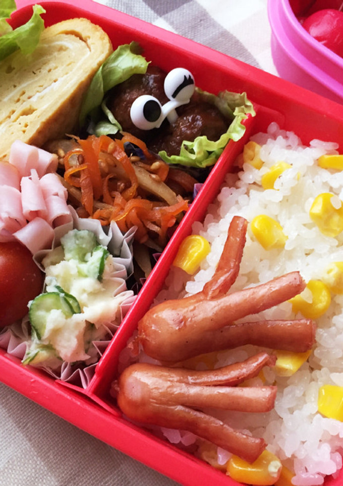 お弁当 小学一年生 お弁当の日-レシピのメイン写真