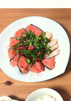 簡単!さっぱり!甘塩鮭のマリネ♬-レシピのメイン写真