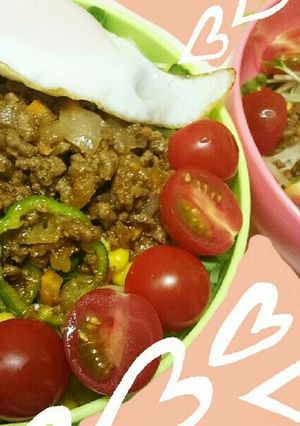 野菜シャキシャキ！タコライス-レシピのメイン写真
