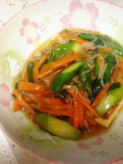 お豆腐の野菜あんかけ-レシピのメイン写真