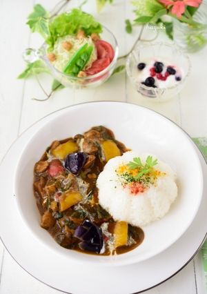 ビタミンカラーのベジ&チキンカレー-レシピのメイン写真