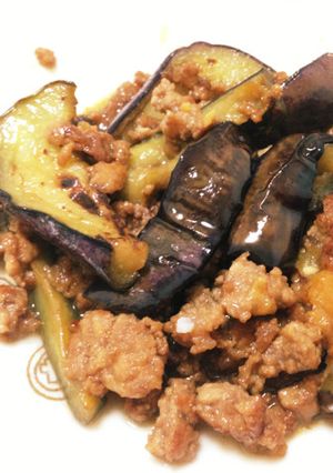 10分簡単肉ナス味噌炒め！-レシピのメイン写真