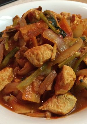 鶏といろいろ野菜のトマト煮込み-レシピのメイン写真