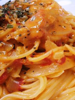 ごるごんぞーらのトマトソースパスタ♪-レシピのメイン写真