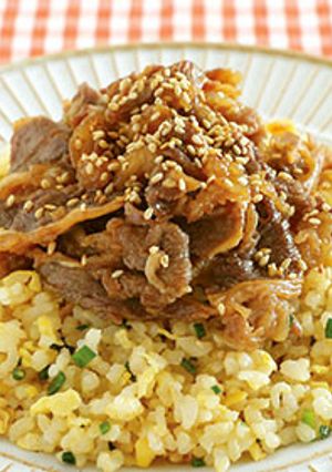 美食玄米 焼肉チャーハン-レシピのメイン写真