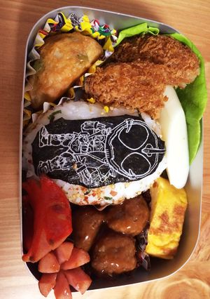 キャラ弁 仮面ライダーゴースト-レシピのメイン写真