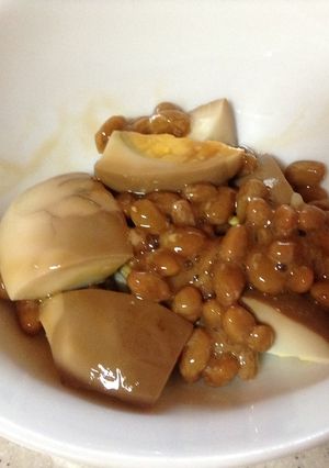 納豆&ゆで卵の南蛮漬け-レシピのメイン写真