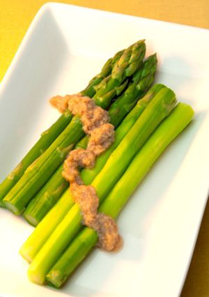 アスパラと豚肉と野菜のリエットの酢和え-レシピのメイン写真