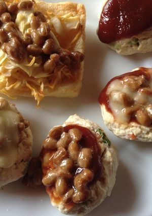 豆腐ハンバーグの納豆かけ-レシピのメイン写真
