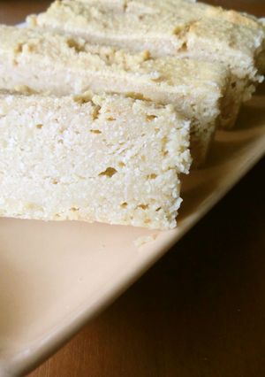 ノンオイル＊HMでおから豆腐きなこケーキ-レシピのメイン写真