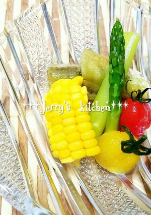 茅乃舎だしde夏野菜のおひたし-レシピのメイン写真