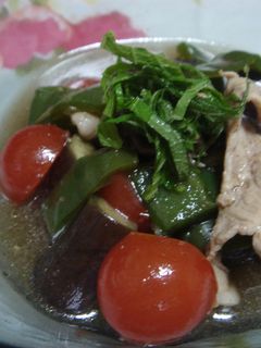 夏野菜の焼き浸し♪-レシピのメイン写真