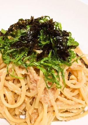 昆布茶で簡単たらこパスタ-レシピのメイン写真
