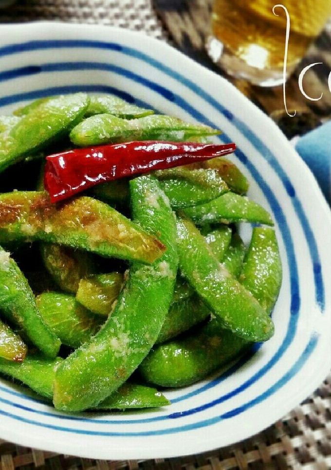 ビールの合う〜♪枝豆の塩ごま油ペペロン風-レシピのメイン写真