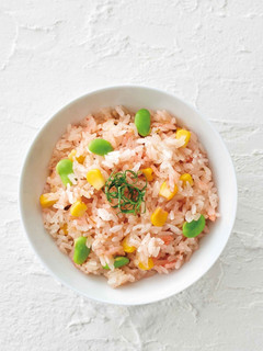 梅昆布めんたいと枝豆のおこわ-レシピのメイン写真