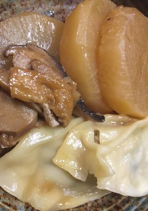 もっちり☆餃子メインの大根煮物-レシピのメイン写真