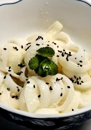 新玉ねぎのマヨワサビ和え-レシピのメイン写真