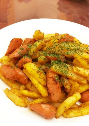 簡単♬じゃがいもの粒マスタード炒め-レシピのメイン写真