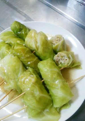 王将の生餃子で☆中華風ロールキャベツ-レシピのメイン写真