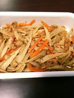 レンジできんぴらごぼう-レシピのメイン写真