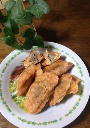 王将餃子のおやつ天ぷら-レシピのメイン写真