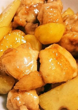 簡単☆節約?!鶏肉とじゃがいもの照り焼き-レシピのメイン写真