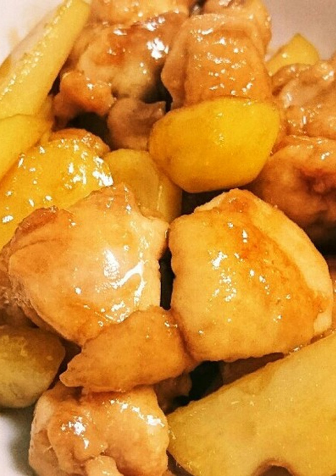 簡単☆節約?!鶏肉とじゃがいもの照り焼き-レシピのメイン写真