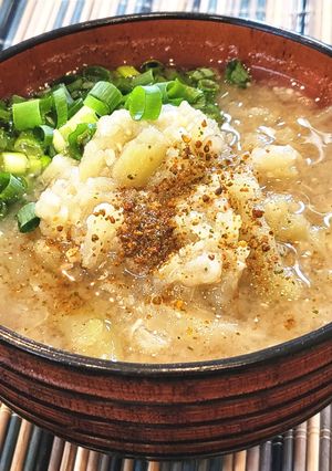 鬼おろし茄子のお味噌汁-レシピのメイン写真