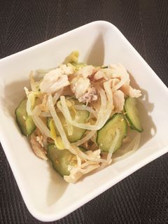 簡単♡もやしと蒸し鶏の中華和え-レシピのメイン写真