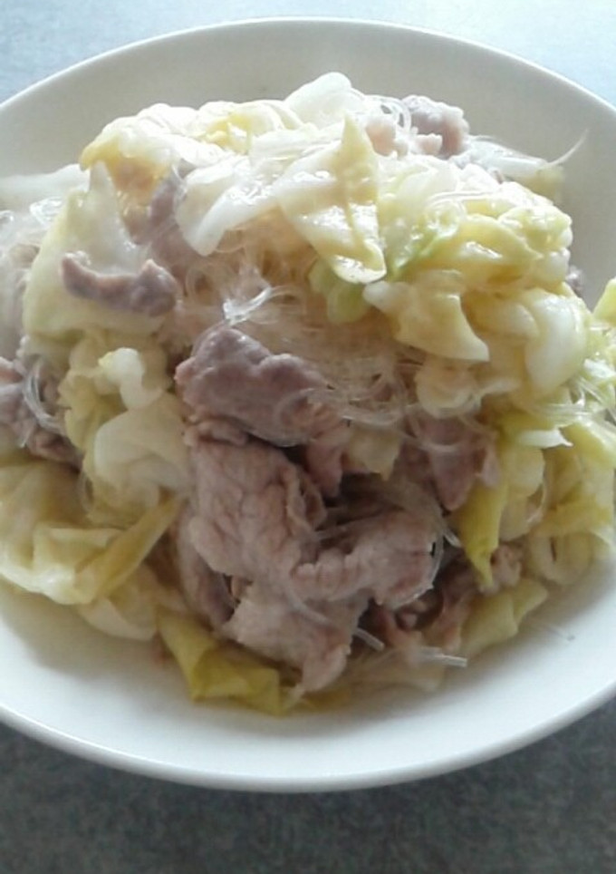 キャベツと豚肉の塩炒め-レシピのメイン写真