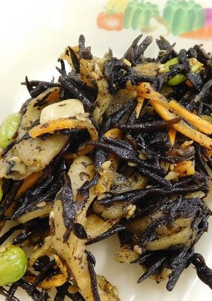 五目ひじき(桐生市の学校給食)-レシピのメイン写真