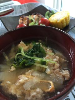 簡単 鰹節香るとり玉スープ-レシピのメイン写真