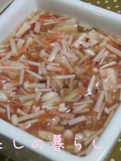 ✿旅館の朝食おかず 梅なめたけ✿-レシピのメイン写真