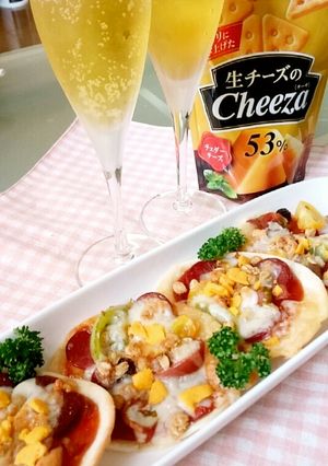 カリカリ☆チーザとグラノーラピザ-レシピのメイン写真