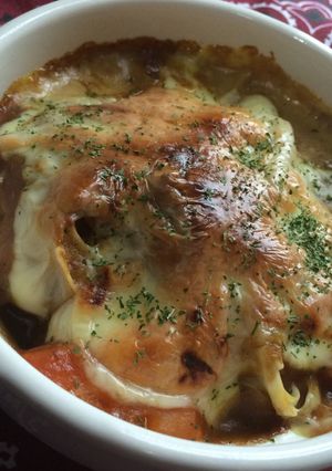 餃子のカレーチーズ焼き-レシピのメイン写真