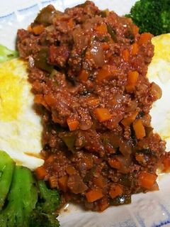 ミートソースでカフェご飯!オムライス風☆-レシピのメイン写真
