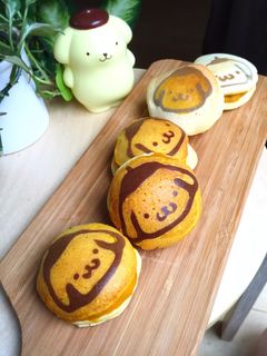 ♡ポムポムプリンの南瓜餡どら焼き♡-レシピのメイン写真