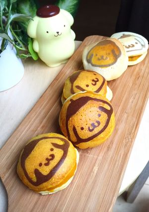 ♡ポムポムプリンの南瓜餡どら焼き♡-レシピのメイン写真
