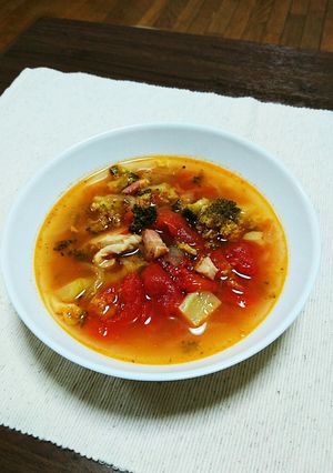 トマトたっぷり野菜スープ-レシピのメイン写真