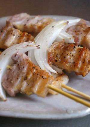 グリルで簡単！豚バラ肉のにんにく塩串焼き-レシピのメイン写真